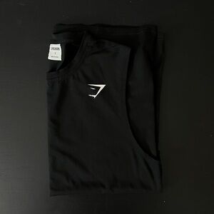 Black Gymshark Sleeveless Shirt